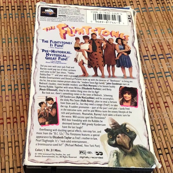 FLINTSTONES movie VHS - Picture 3 of 6